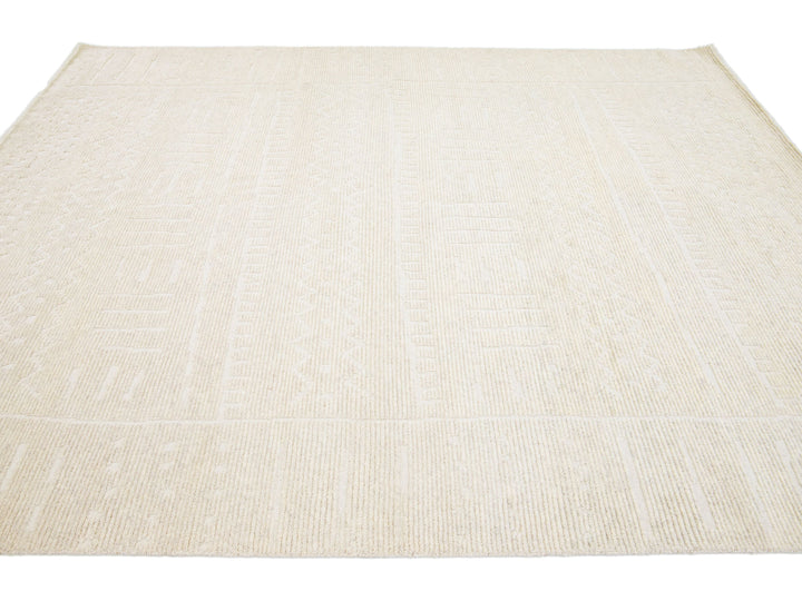 Modern Moroccan Wool Rug 8 X 10