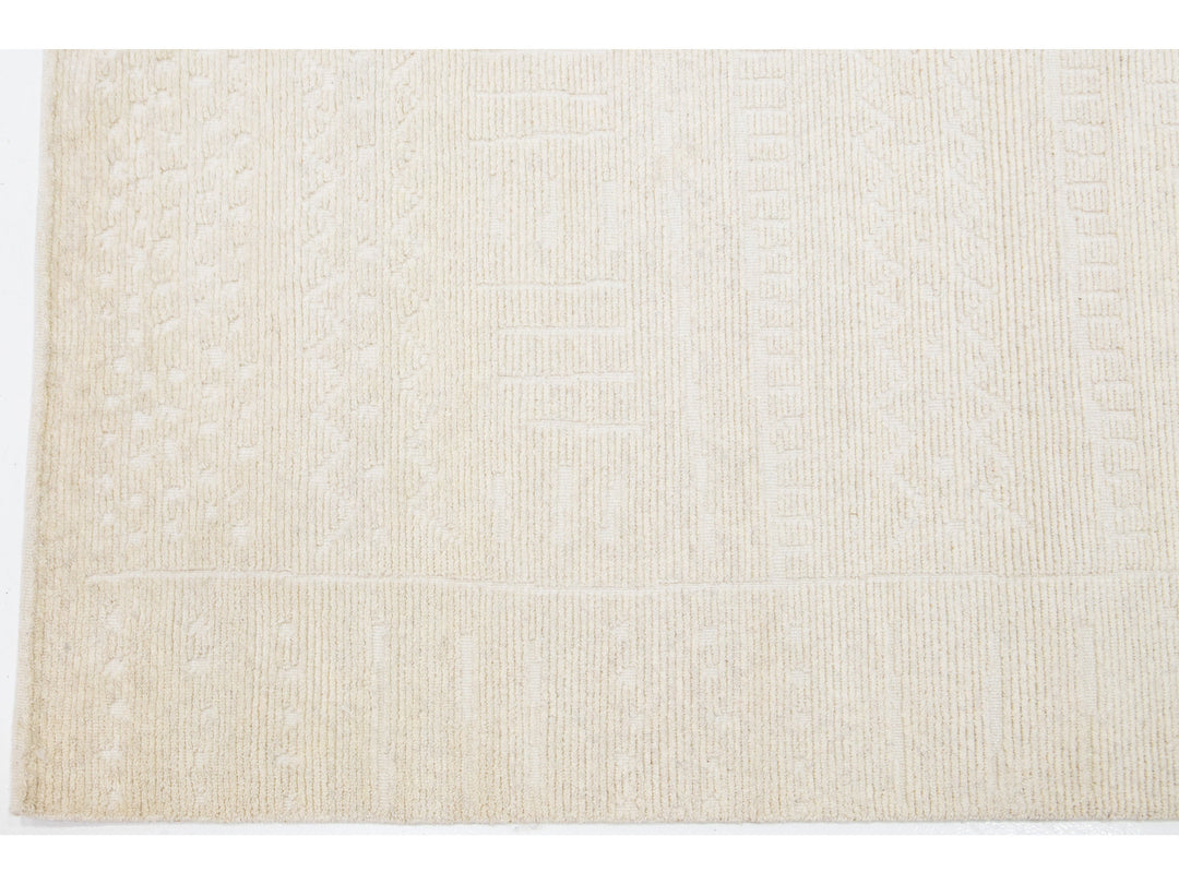 Modern Moroccan Wool Rug 8 X 10