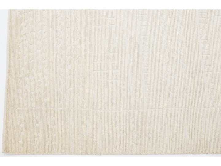 Modern Moroccan Wool Rug 8 X 10