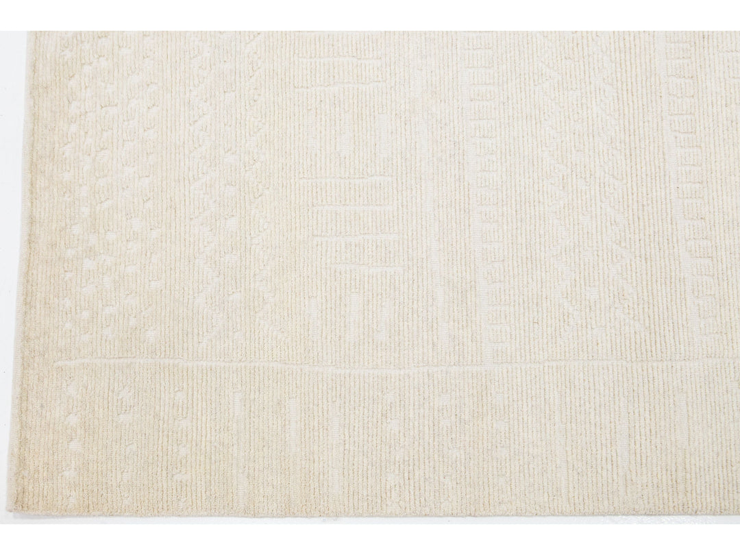 Modern Moroccan Wool Rug 8 X 10