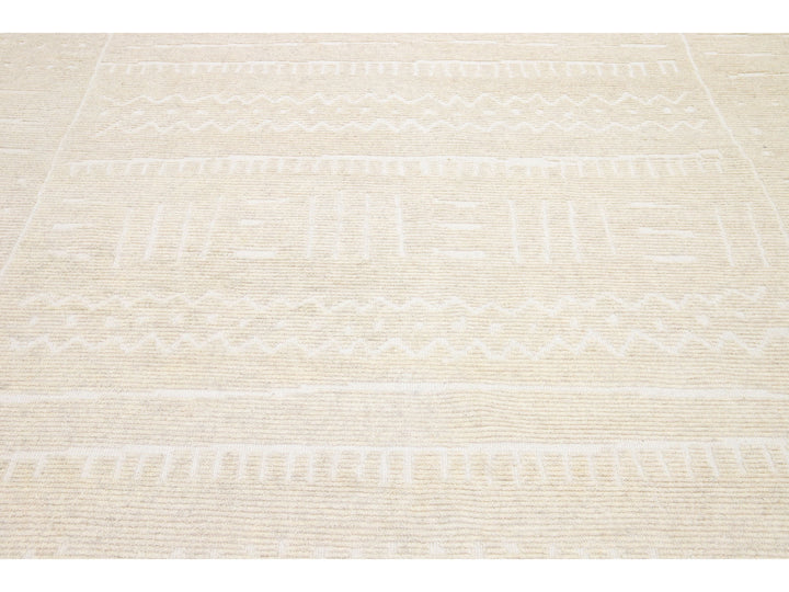 Modern Moroccan Wool Rug 8 X 10