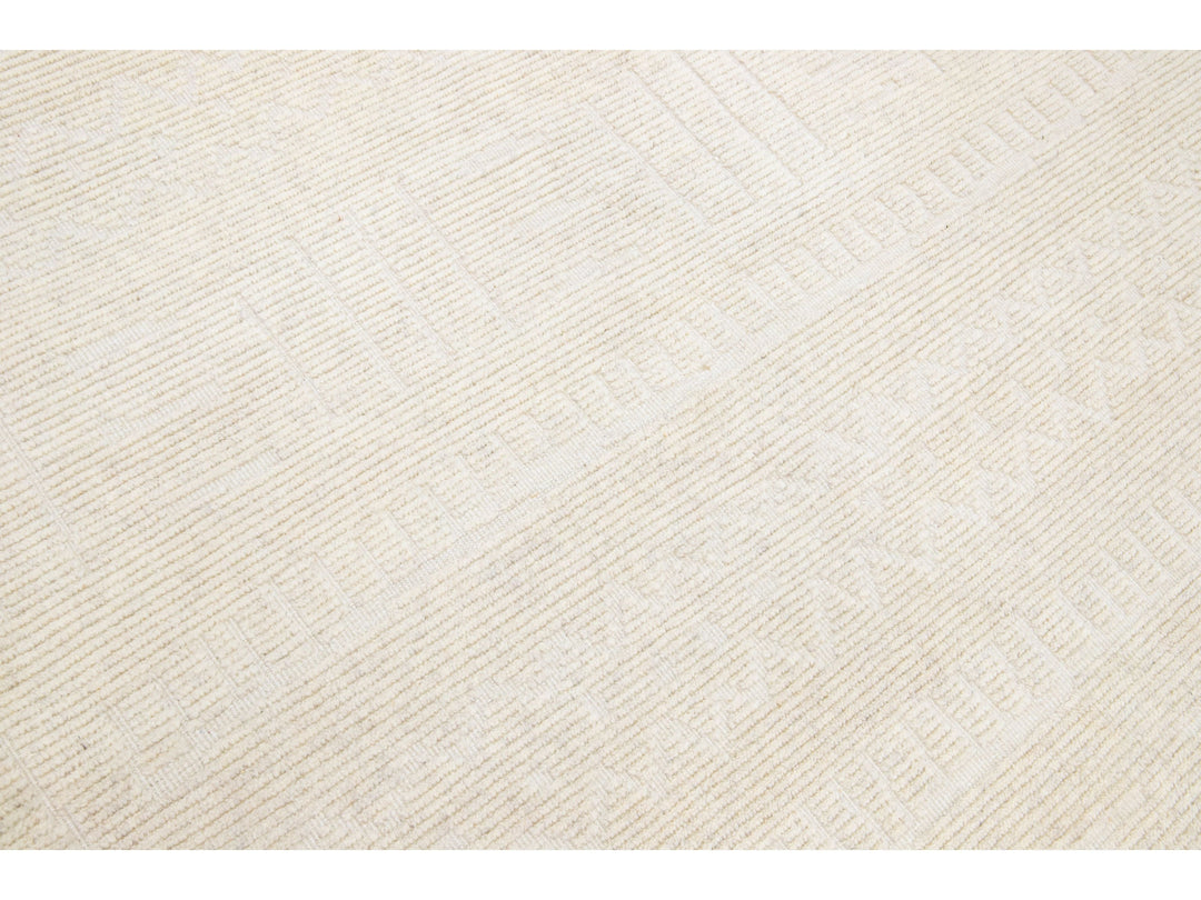 Modern Moroccan Wool Rug 8 X 10