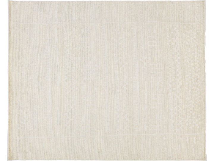Modern Moroccan Wool Rug 8 X 10