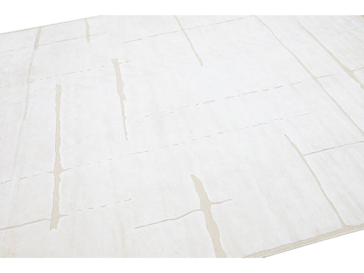 Modern Moroccan Wool Rug 8 X 10