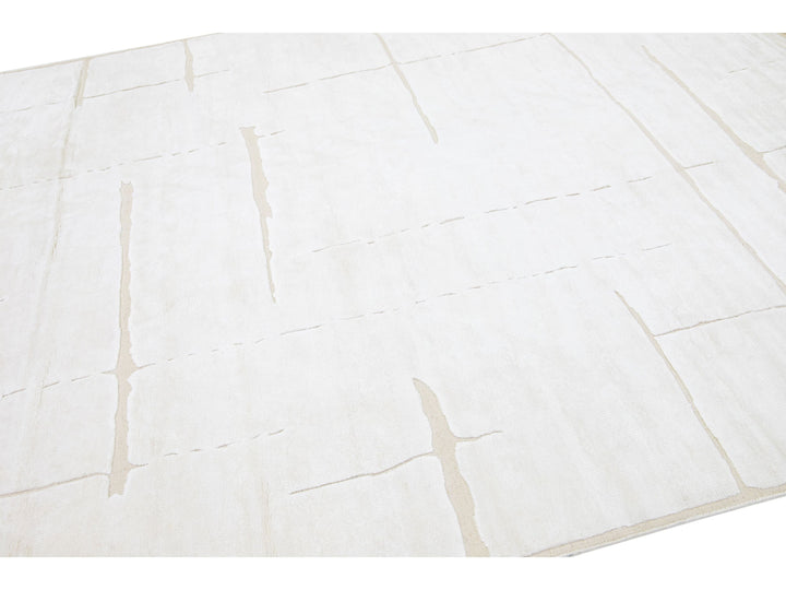 Modern Moroccan Wool Rug 8 X 10