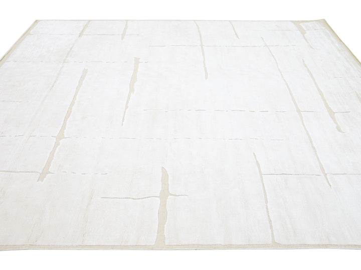 Modern Moroccan Wool Rug 8 X 10