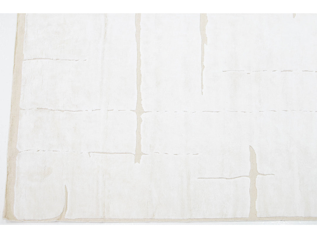 Modern Moroccan Wool Rug 8 X 10