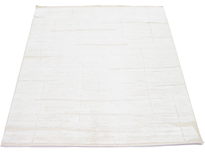 Modern Moroccan Wool Rug 8 X 10
