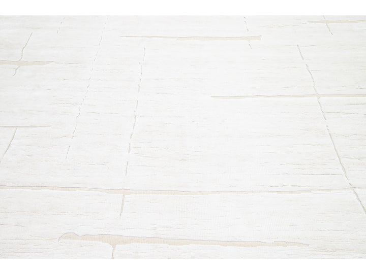 Modern Moroccan Wool Rug 8 X 10