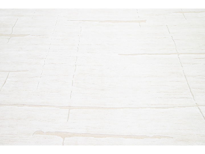 Modern Moroccan Wool Rug 8 X 10