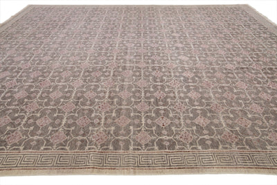 Modern Khotan Wool Rug 12 X 15
