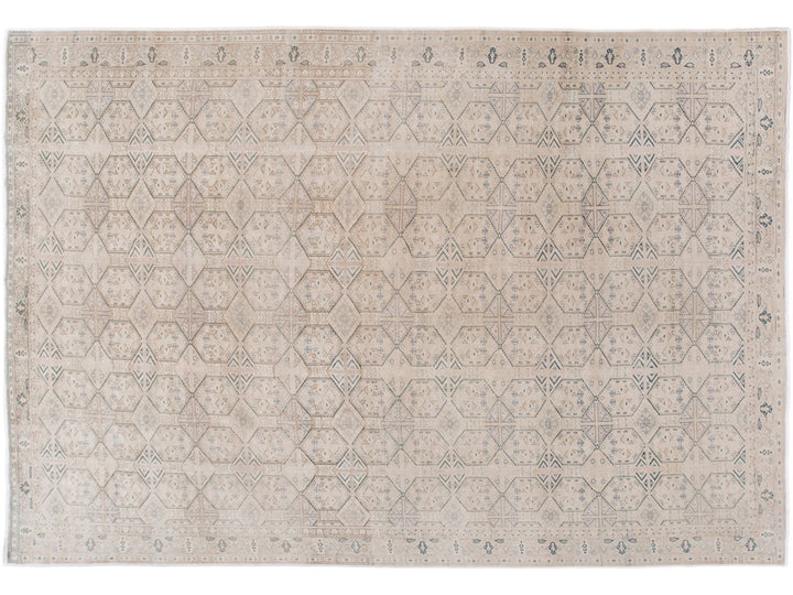 Vintage Turkish Wool Rug 9 X 14