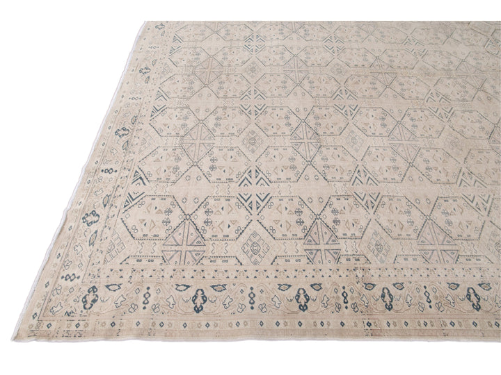 Vintage Turkish Wool Rug 9 X 14