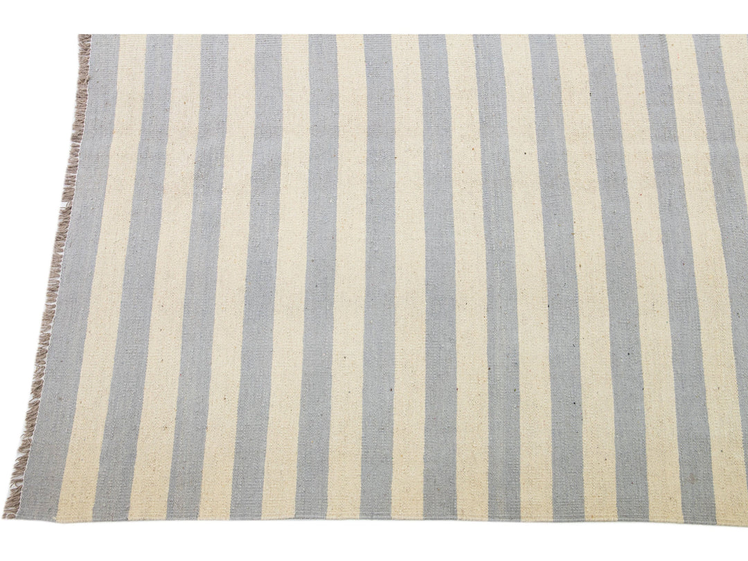 Modern Kilim Wool Rug 12 X 16