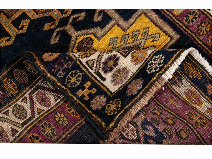 Vintage Azeri Wool Runner 4 X 10