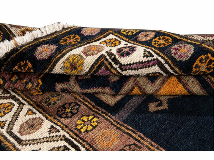 Vintage Azeri Wool Runner 4 X 10