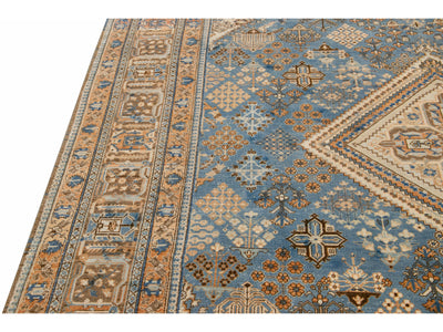 Antique Tabriz Wool Rug 9 X 12