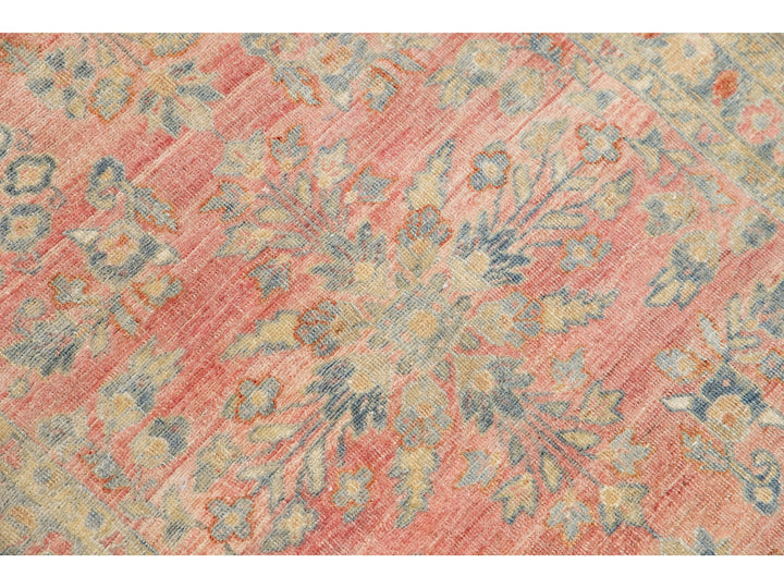 Antique Kashan Wool Rug 2 X 3