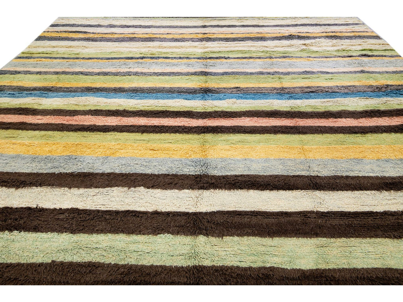 Modern Turkish Tulu Wool Rug 13 X 16