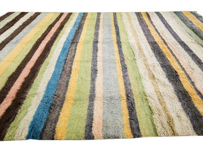 Modern Turkish Tulu Wool Rug 13 X 16