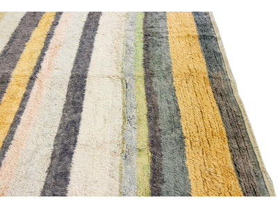 Modern Turkish Tulu Wool Rug 13 X 16