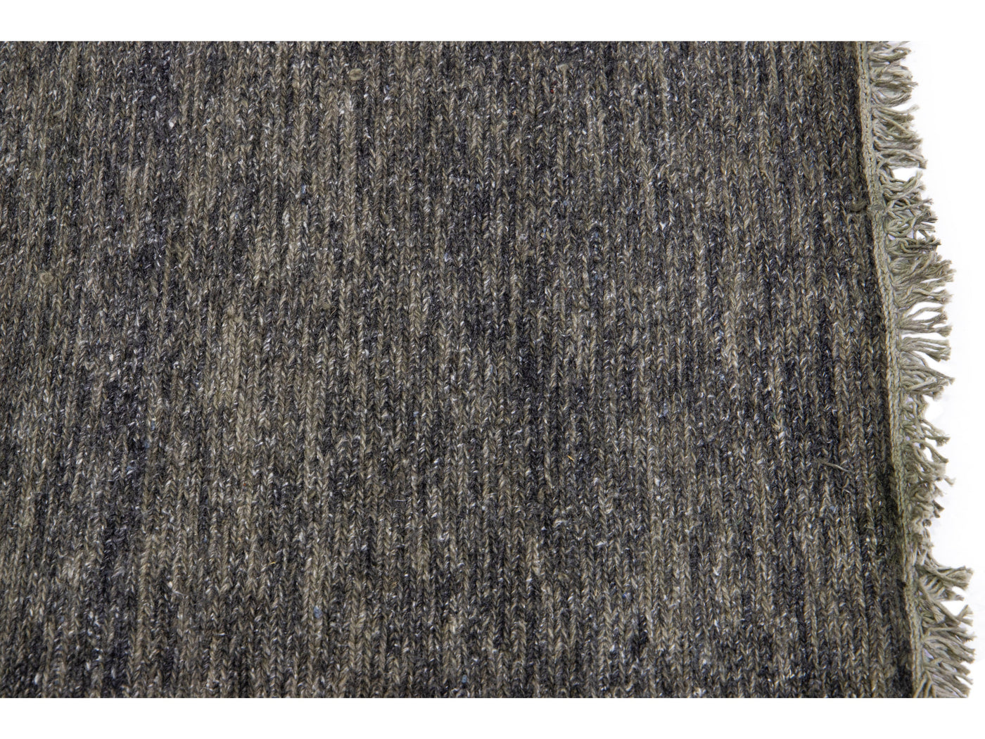Modern Soumak Style Custom Wool Rug