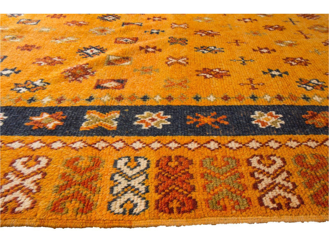 Vintage Moroccan Wool Rug 5 X 13