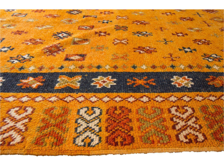 Vintage Moroccan Wool Rug 5 X 13