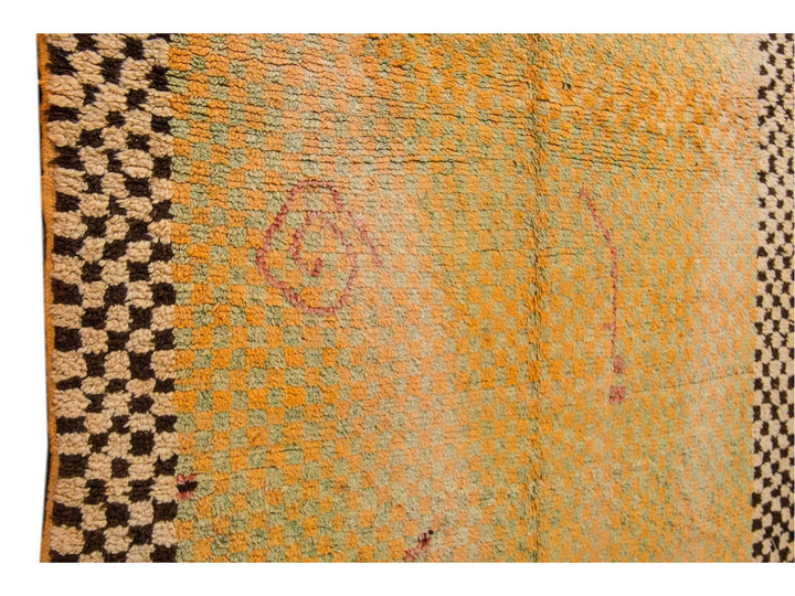 Vintage Moroccan Wool Rug 6 X 10