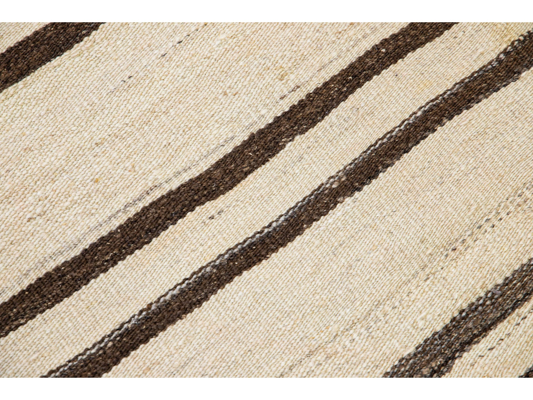 Vintage Kilim Wool Rug 5 X 9