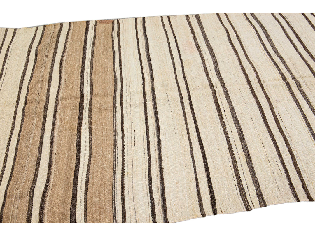 Vintage Kilim Wool Rug 5 X 9