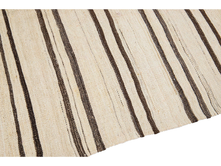 Vintage Kilim Wool Rug 5 X 9