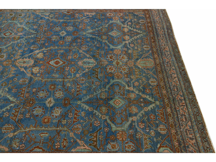 Antique Hamadan Runner 7 X 18