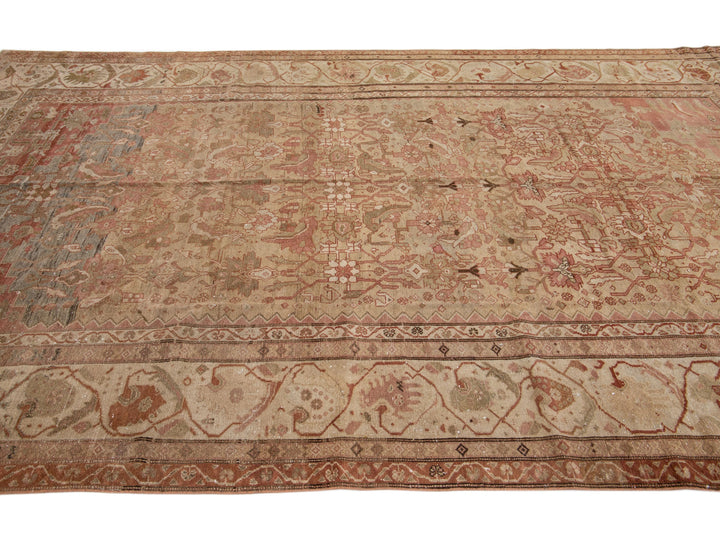 Antique Malayer Wool Rug 7 X 13
