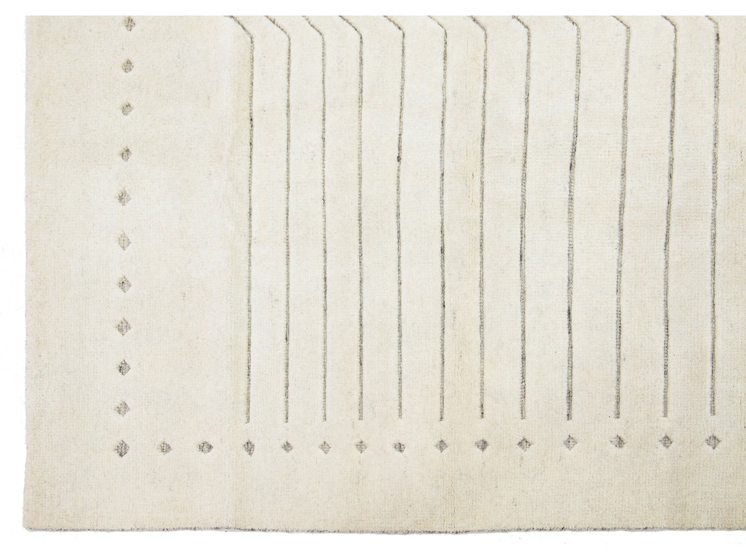 Modern Moroccan Wool Rug 8 X 10