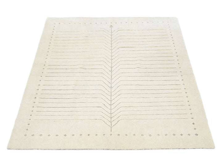 Modern Moroccan Wool Rug 8 X 10