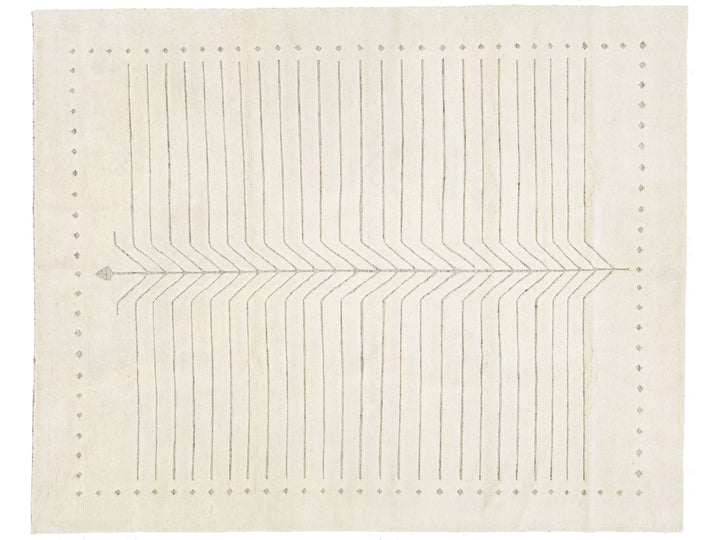 Modern Moroccan Wool Rug 8 X 10