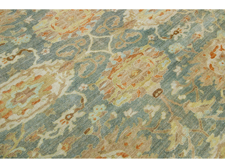 Antique Sultanabad Wool Rug 10 X 14