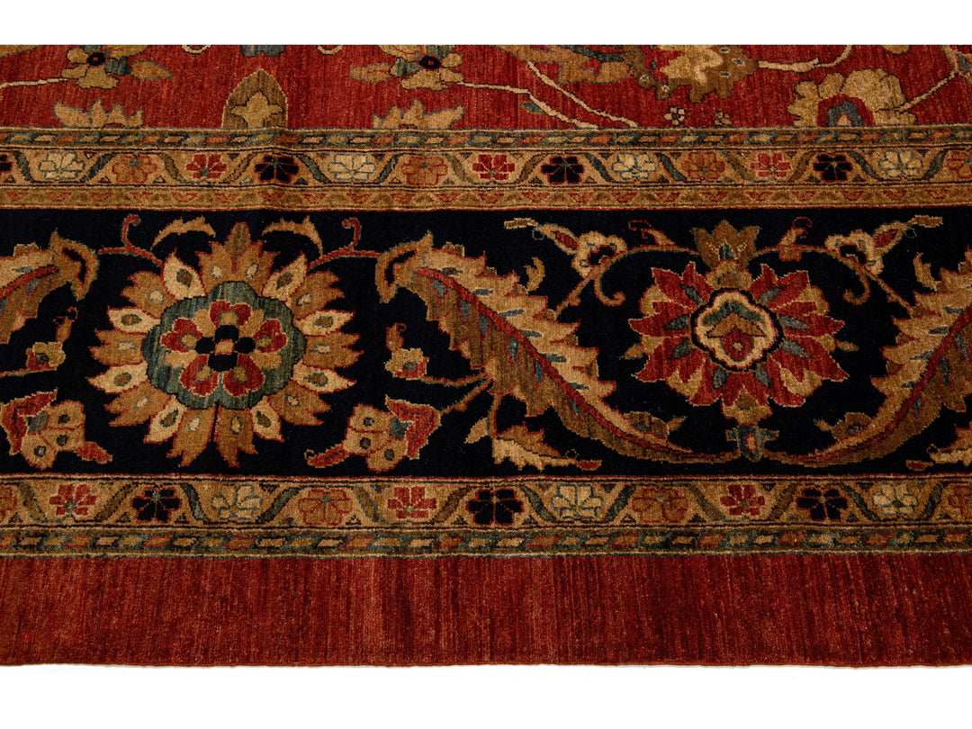 Modern Peshawar Wool Rug 15 X 20