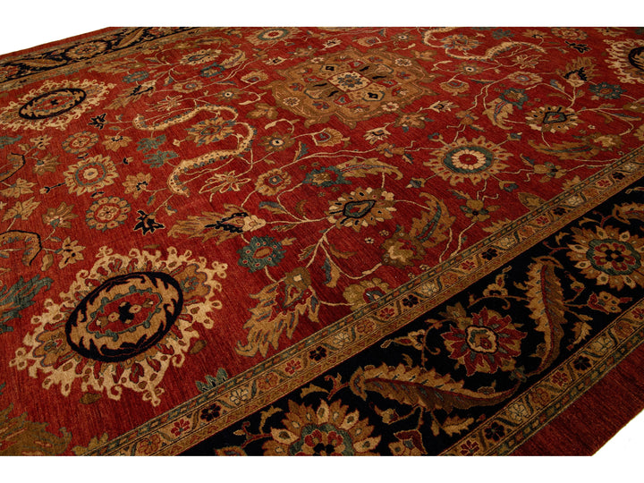 Modern Peshawar Wool Rug 15 X 20
