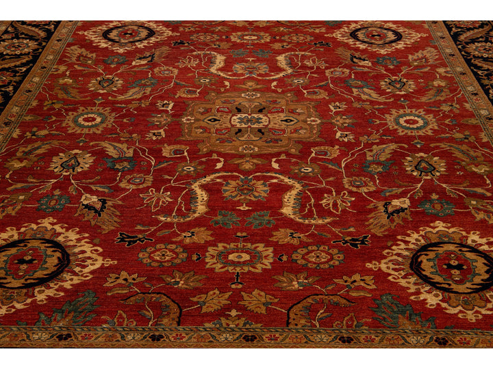 Modern Peshawar Wool Rug 15 X 20