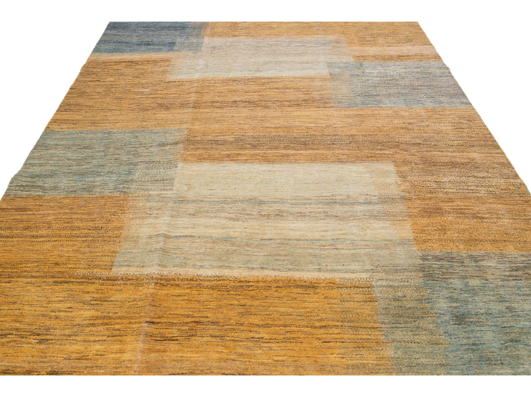 Modern Gabbeh Wool Rug 8 X 11