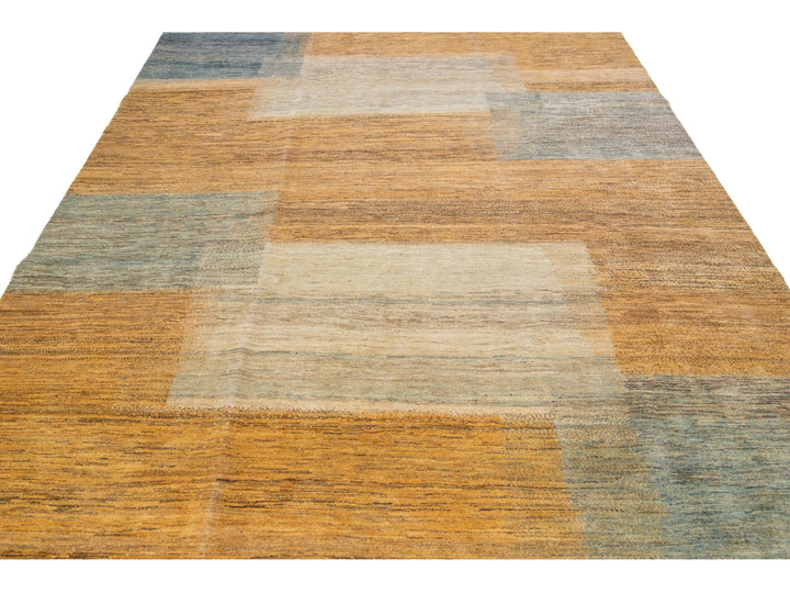 Modern Gabbeh Wool Rug 8 X 11