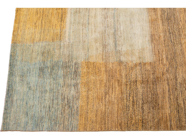 Modern Gabbeh Wool Rug 8 X 11