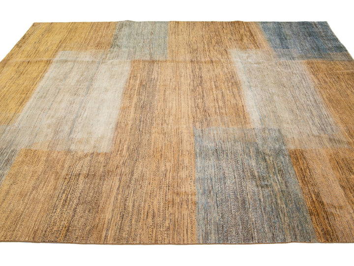 Modern Gabbeh Wool Rug 8 X 11