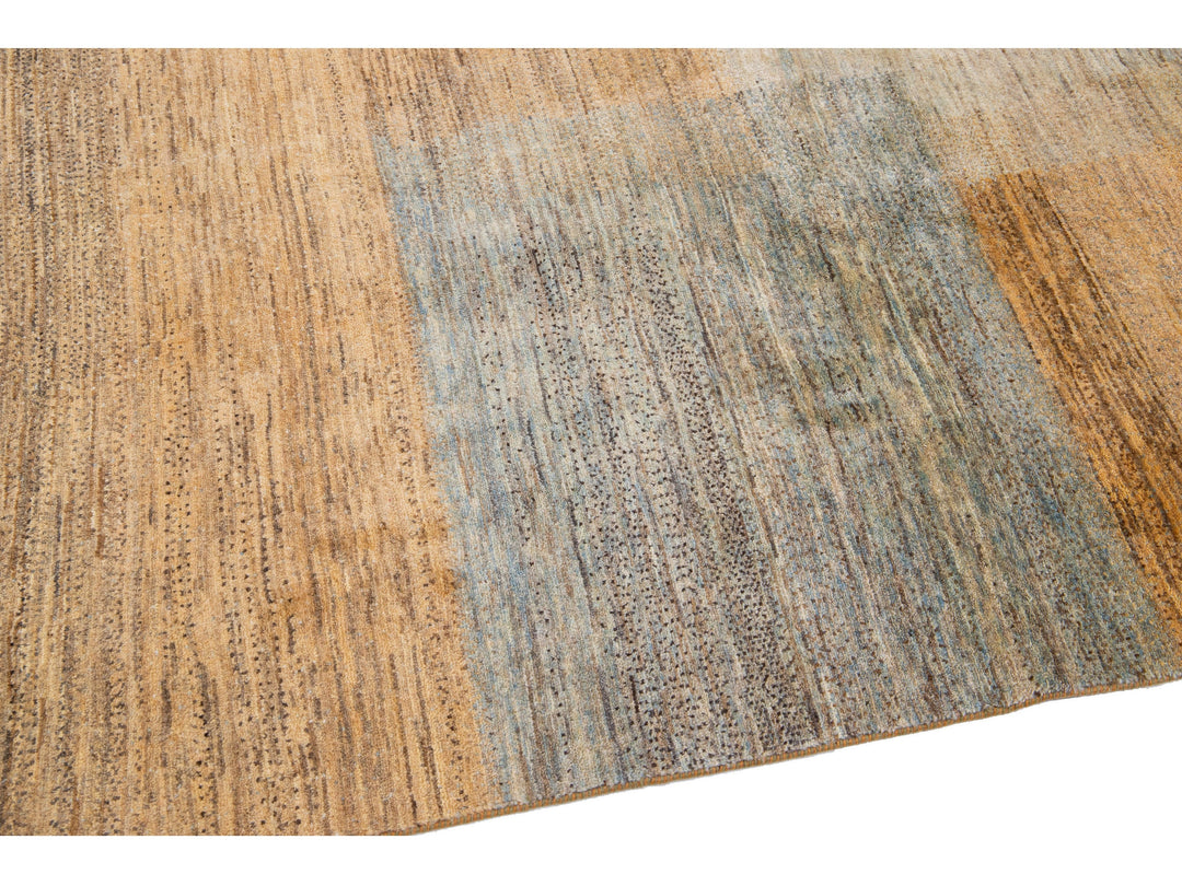 Modern Gabbeh Wool Rug 8 X 11