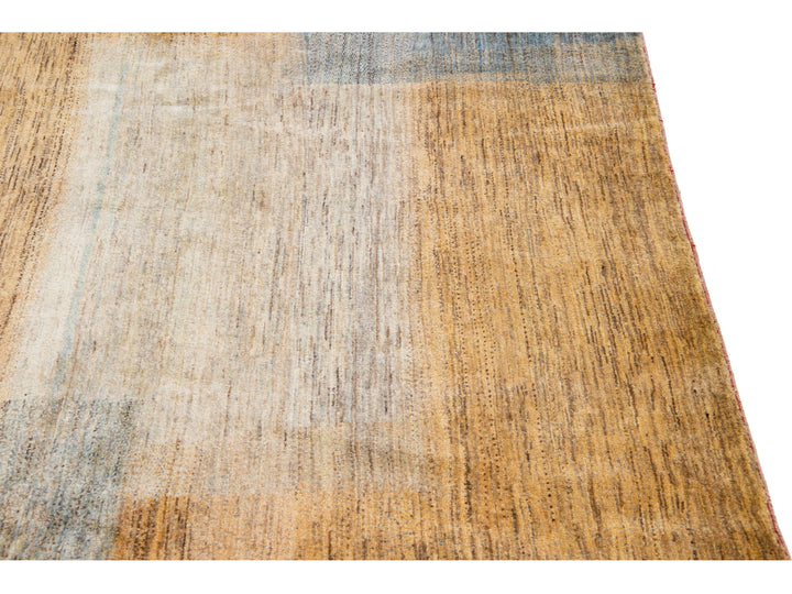 Modern Gabbeh Wool Rug 8 X 11