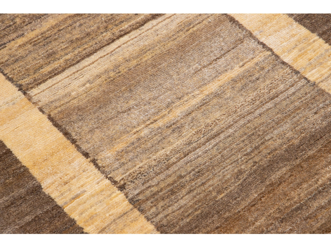 Modern Gabbeh Wool Runner 3 X 12