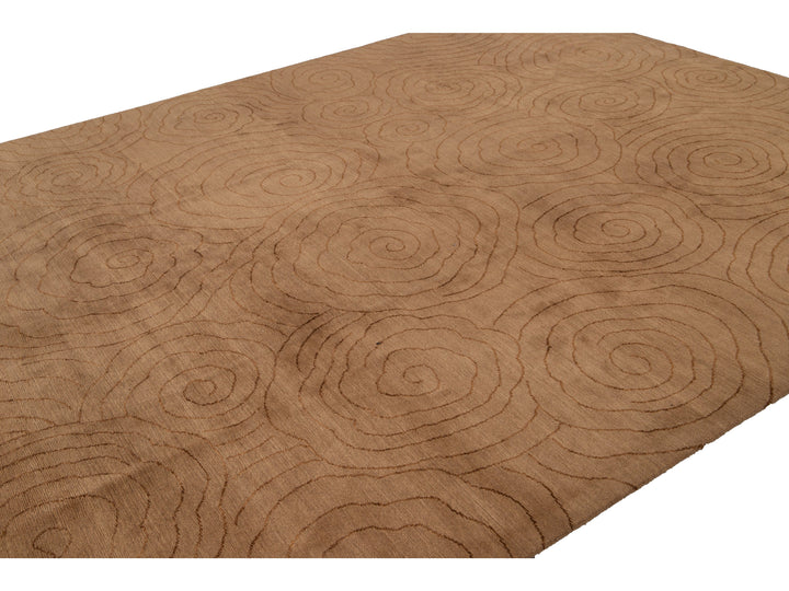 Modern Tibetan Wool Rug 8 X 11