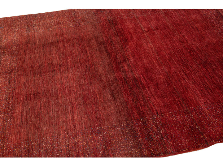 Modern Gabbeh Wool Rug 5 X 7